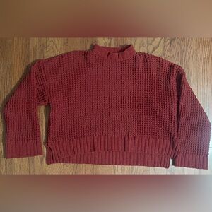 Altard State red knit sweater we XL